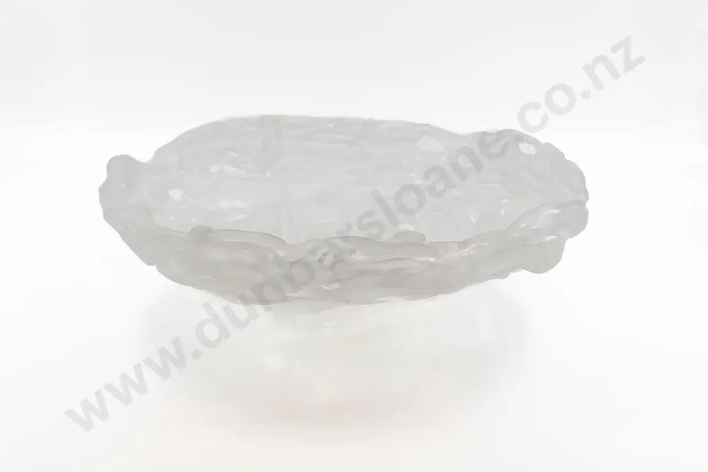 Studio Glass Shallow Molten Squiggle Bowl Image 1++