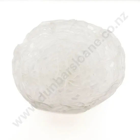 Studio Glass Shallow Molten Squiggle Bowl