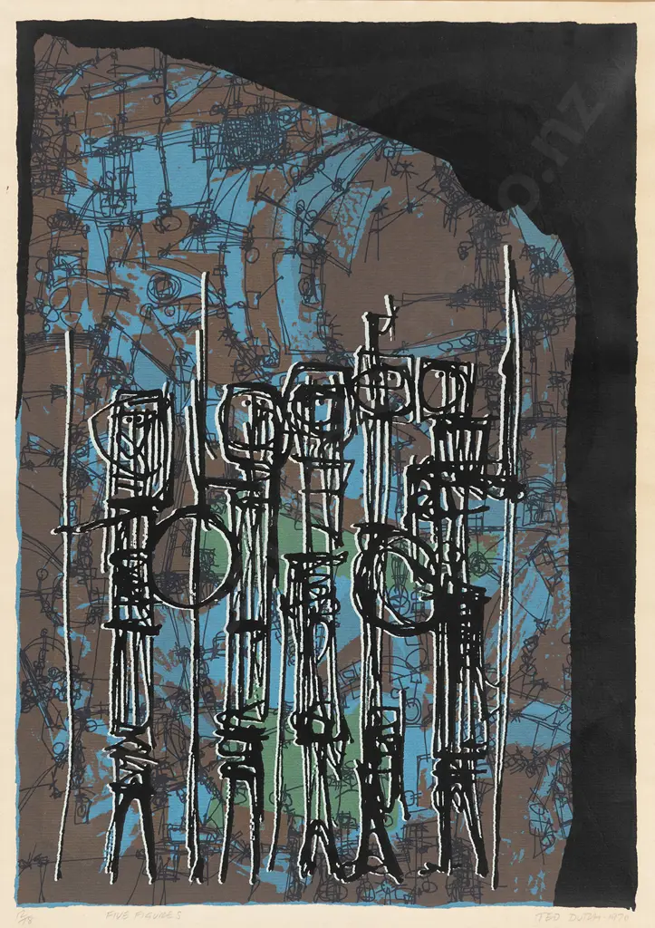 Ted Dutch (1928 - 2008) - Five Figures (unframed) Image 1++