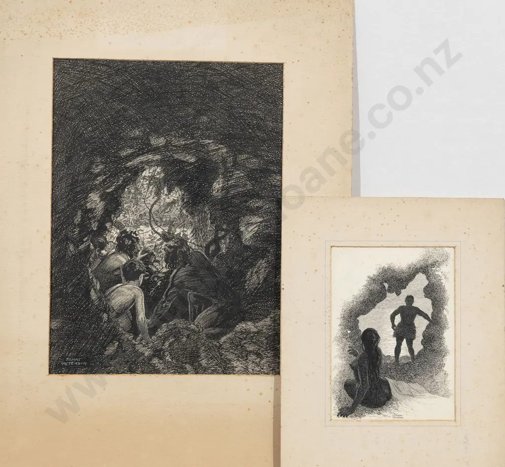 Stuart Peterson - Two Ink Drawings Image 1++