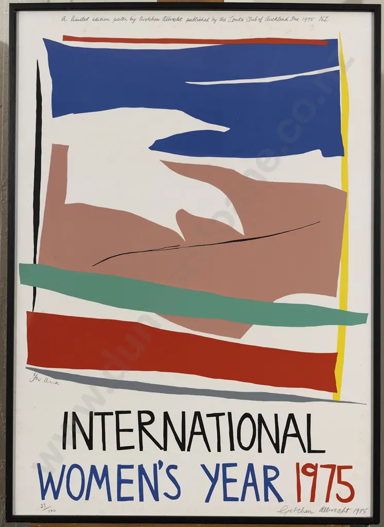 Gretchen Albrecht (b1943) - International Women's Year 1975 Poster Image 1++