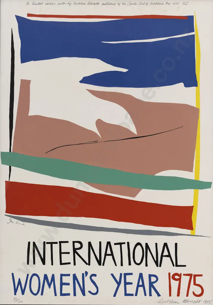 Gretchen Albrecht (b1943) - International Women's Year 1975 Poster Image 1++