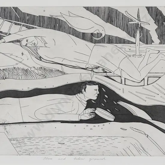 Jeffrey Harris (b 1949) - Above and Below Ground