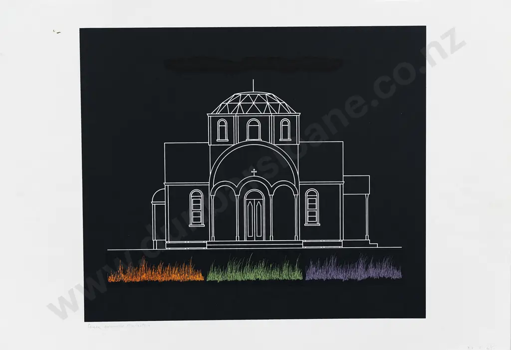 Four Ltd Ed Prints - NZ Churches (unframed) Image 1++