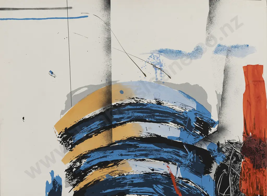 Dennis Frings (USA b 1945)- Impact of Reality on a Movable Dream I Image 1++