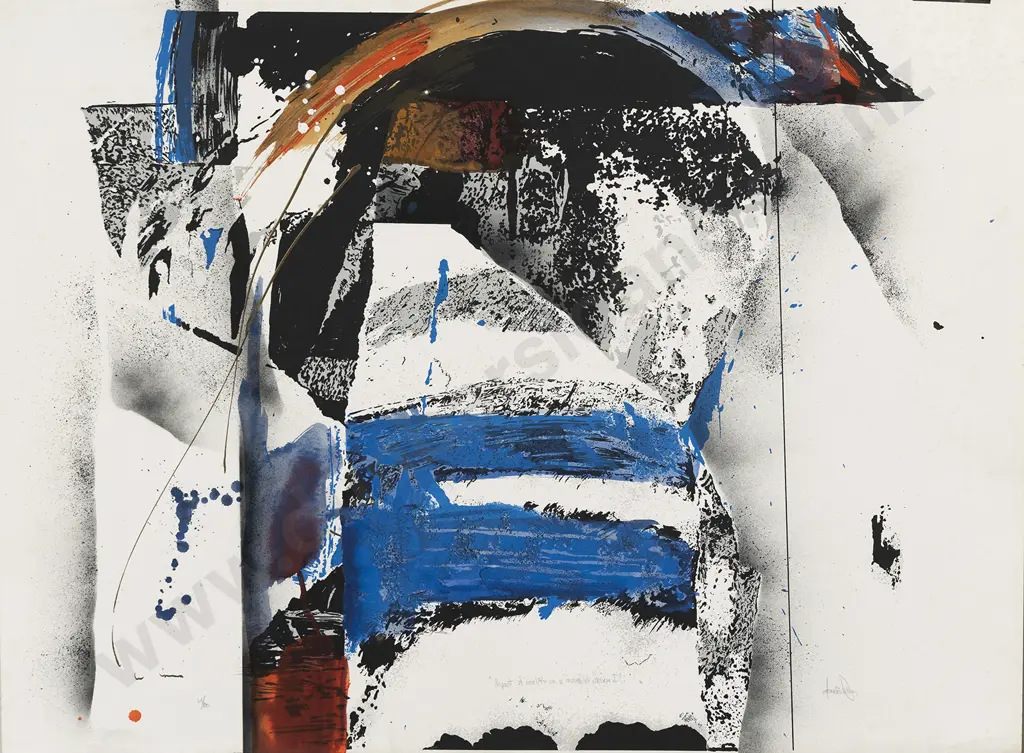 Dennis Frings (USA b 1945)- Impact of Reality on a Movable Dream I Image 1++