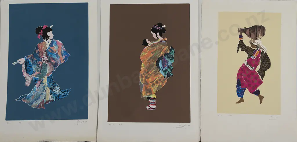 Judit Yellin-Ginat - Seven Figural Prints (unframed) Image 1++