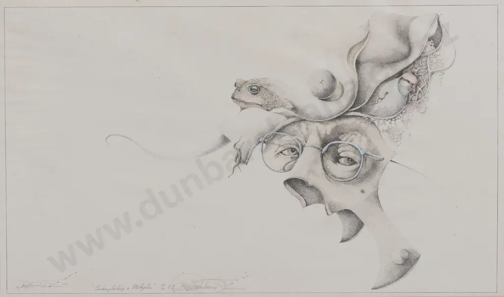 Robert Franken (b. 1946) - Contemplating a Metaphor Image 1++