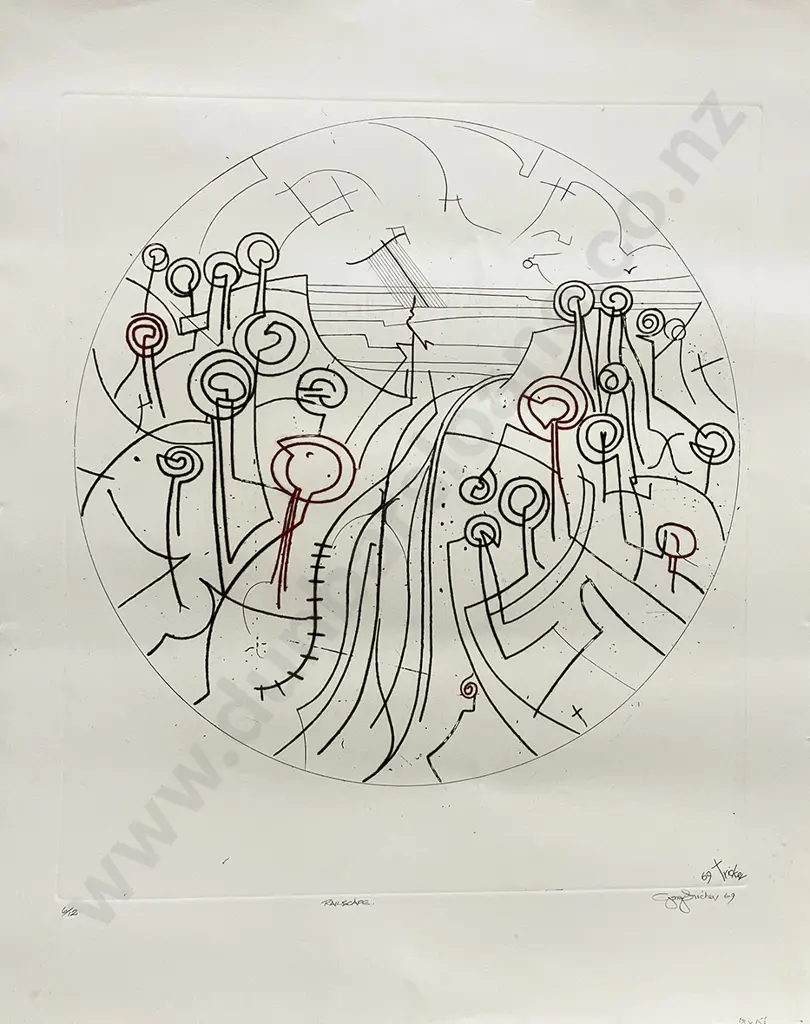 Gary Tricker (1938 - 2021) - Railscape & Two Others (unframed) Image 1++