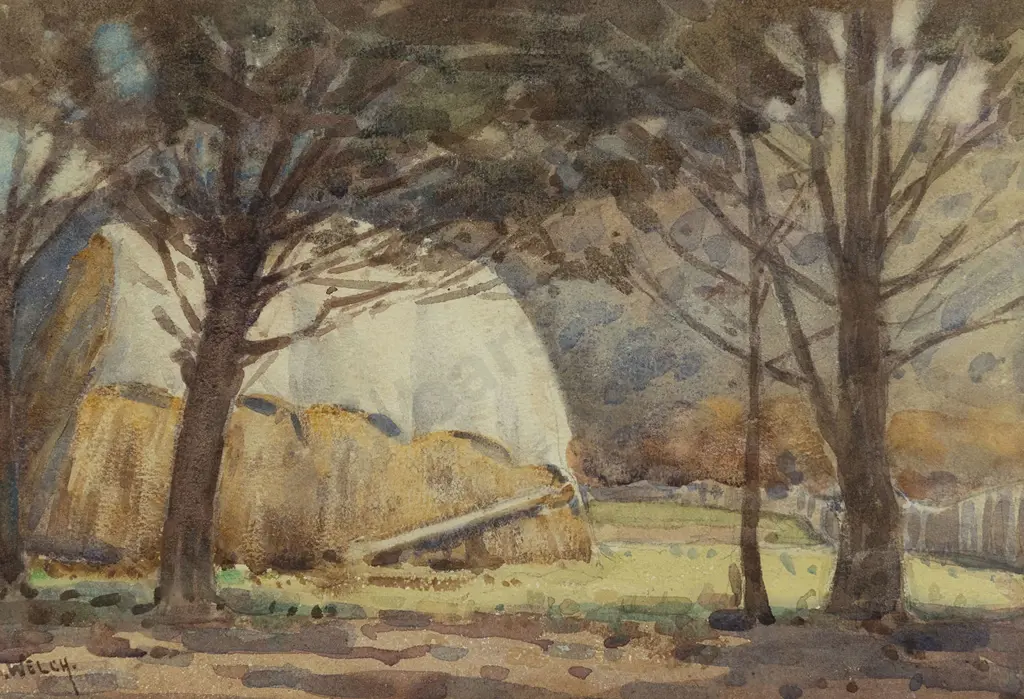Nugent Welch (1881-1970) - Haystack Image 1++