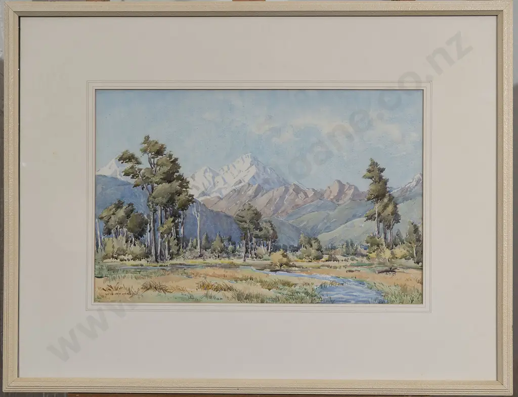 W S Wauchop (1889 - 1971) - Mount Cook Image 1++