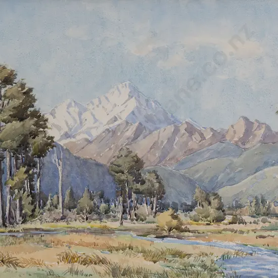 W S Wauchop (1889 - 1971) - Mount Cook