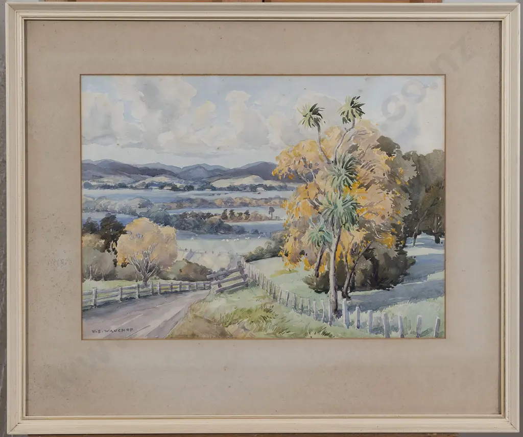 William Simon Wauchop (1889 - 1971) - Kowhai Time Near Dannevirke Image 1++