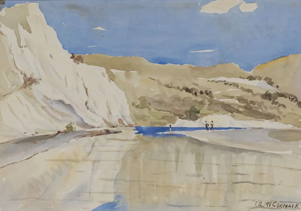 T A McCormack (1883 - 1973) - Rangitikei River Image 1++