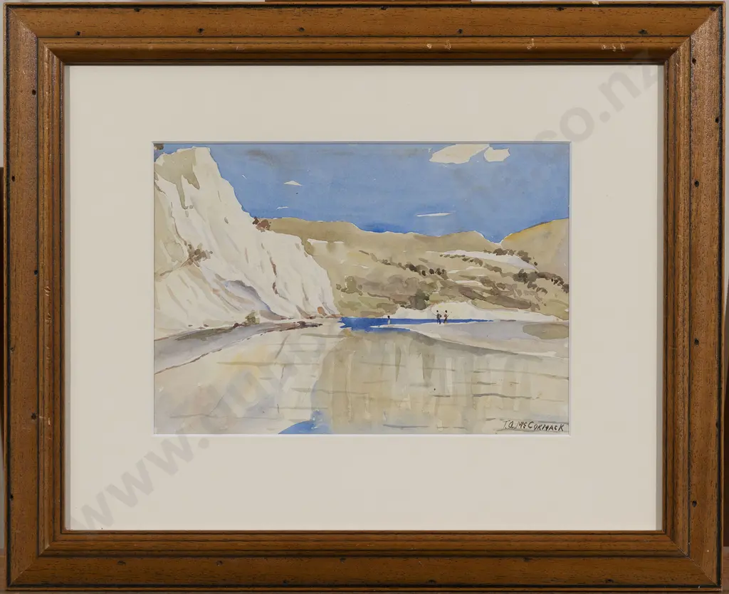 T A McCormack (1883 - 1973) - Rangitikei River Image 1++