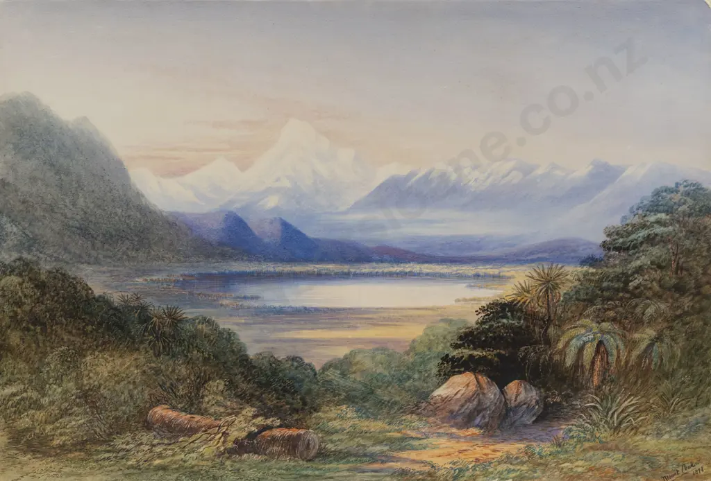 Unknown Artist - Mount Cook 1898 (unframed) Image 1++