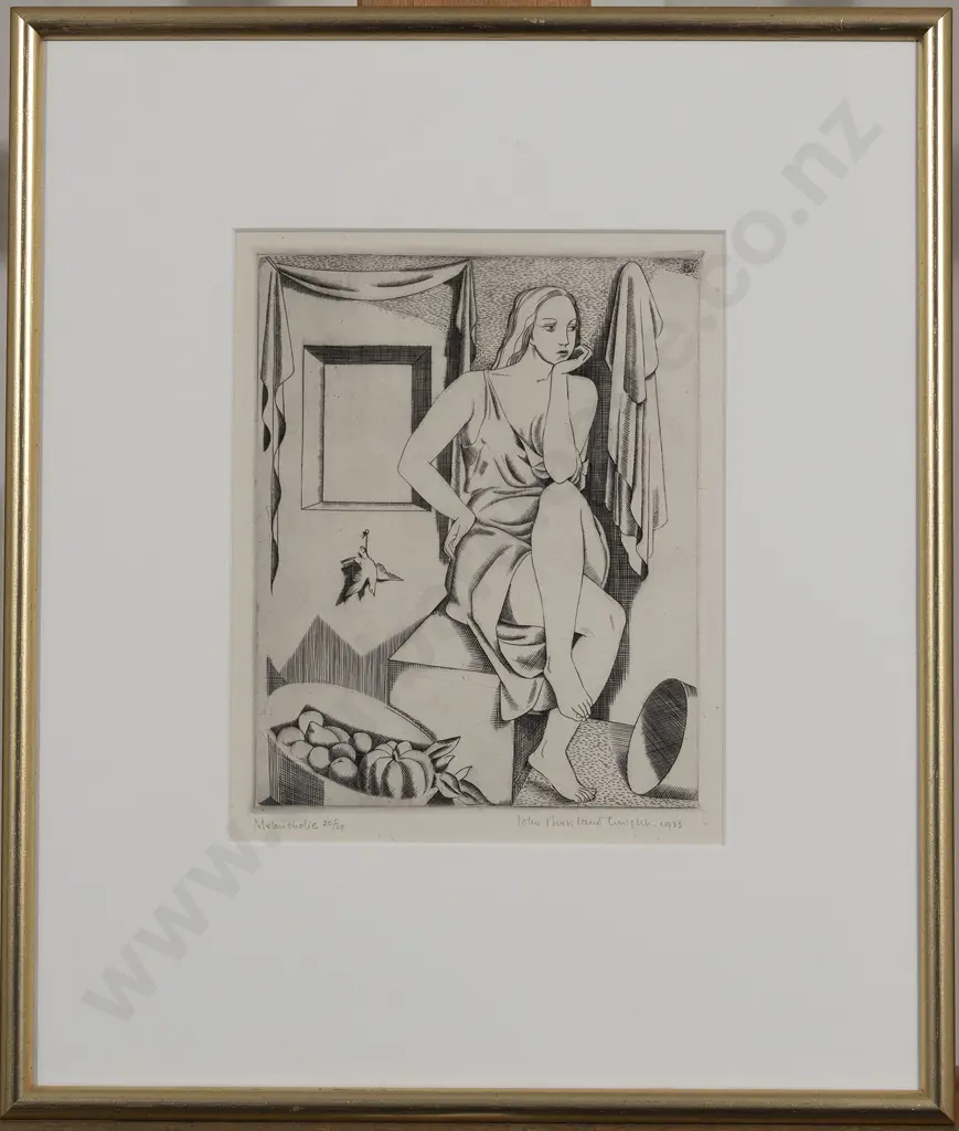 John Buckland Wright (1897 - 1954) - Melancholie Image 1++