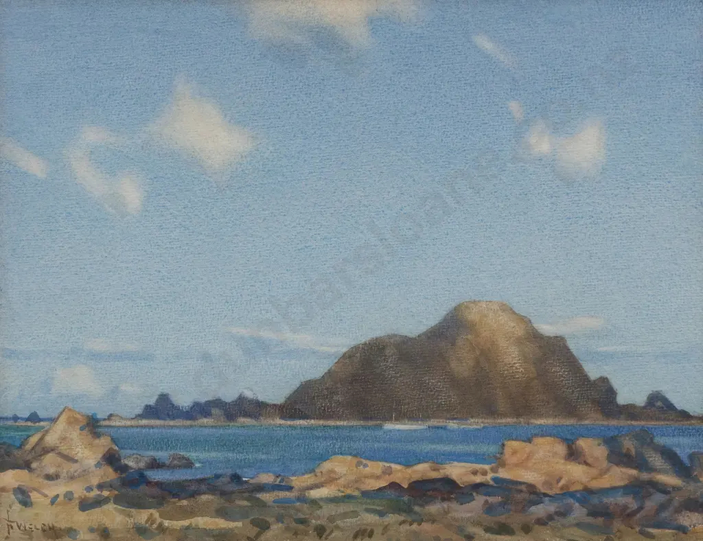 Nugent Welch (1881-1970) - Island Bay Image 1++