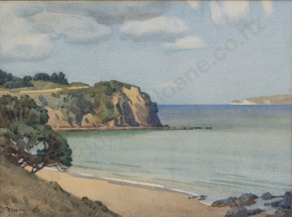 Nugent Welch (1881 - 1970) - Coastal Landscape Image 1++