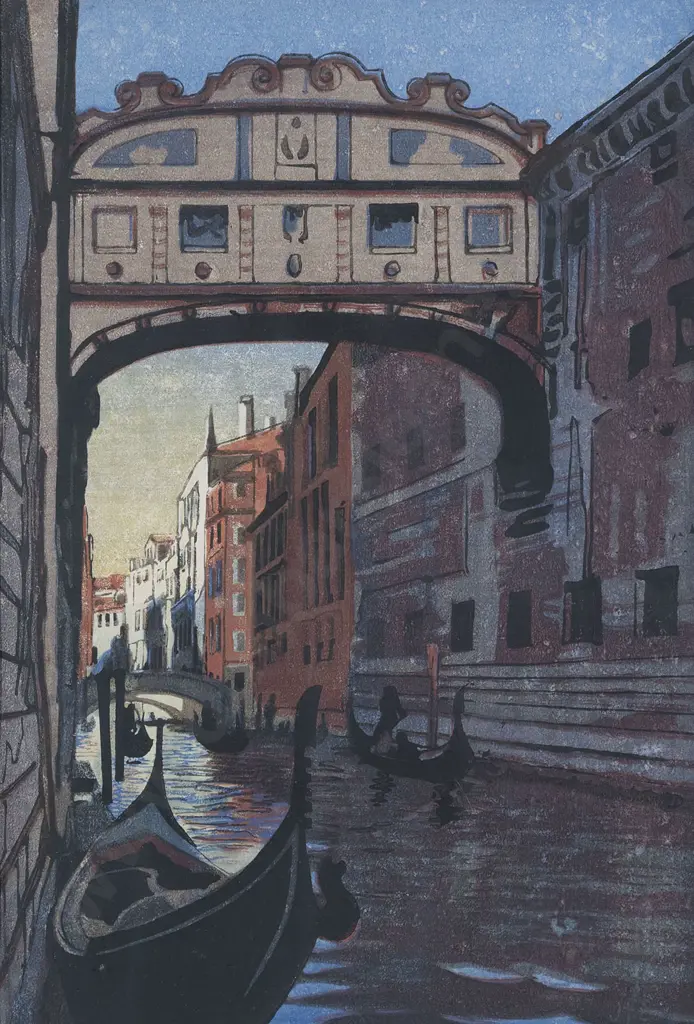James Scott (1877 - 1932) - Venetian Canal Image 1++
