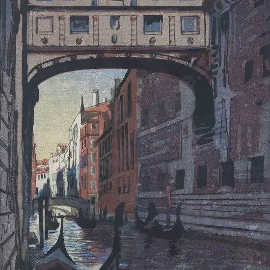 James Scott (1877 - 1932) - Venetian Canal