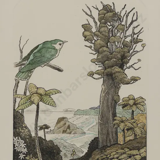Russell M Jackson (b 1947) - Cuckoo - Piha