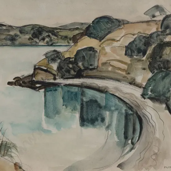 Helen Brown (1917 - 86) - Coastal Inlet