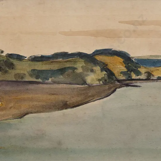 Helen Brown (1917 - 86) - Coastal Landscape