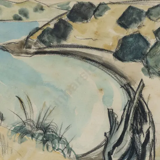 Helen Brown (1917 - 86) - View of the Bay
