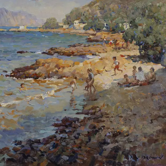 Ion Brown (b. 1942) - Afternoon Karaka Bay