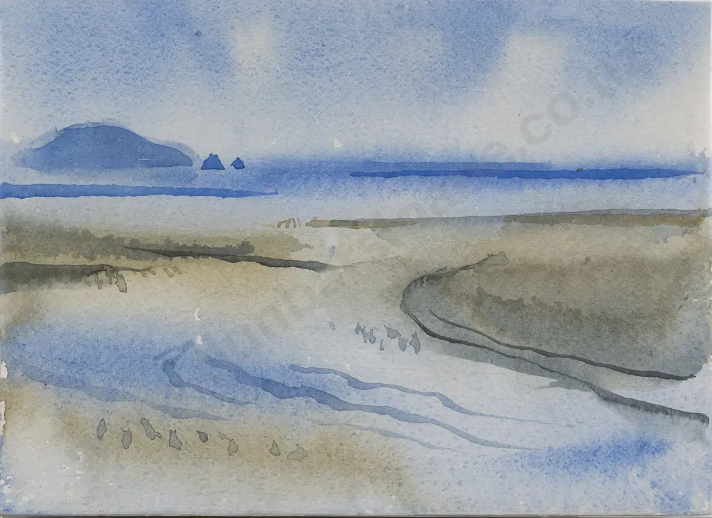 Brian Carmody (1930 - 2016) - Coastal Study Image 1++