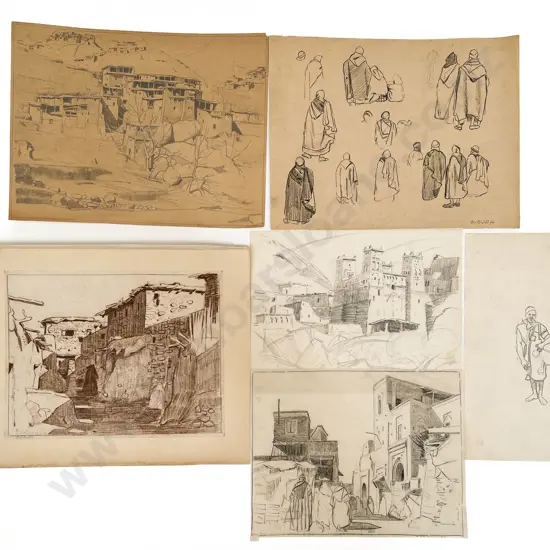 John Weeks (1888 - 1965) - Twelve Landscape Sketches (unframed)