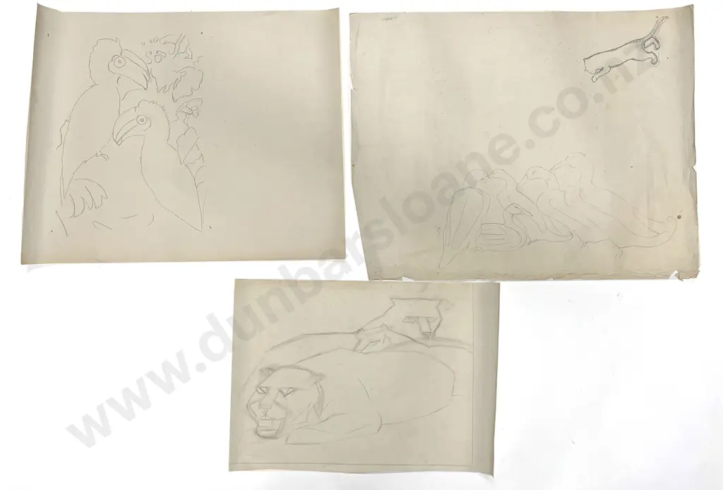 John Weeks (1888 - 1965) - Eleven Various Sketchbook Studies (unframed) Image 1++