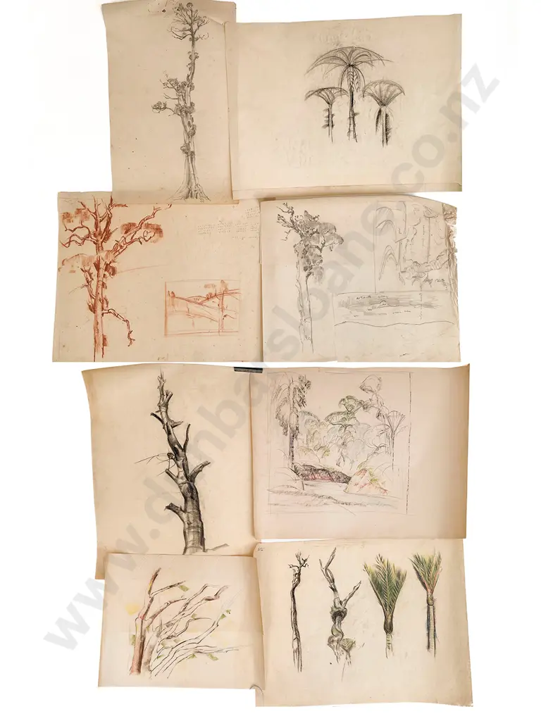John Weeks (1888 - 1965) - Seventeen Various Sketchbook Studies (unframed) Image 1++