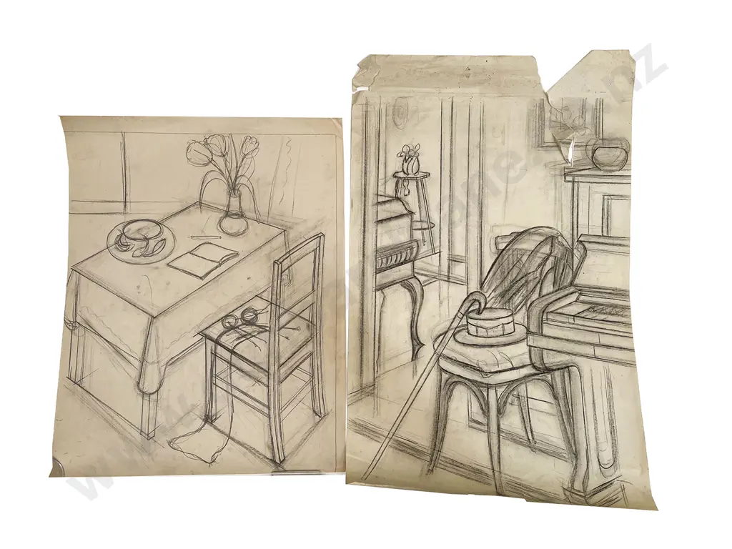 John Weeks (1888 - 1965) - Sixteen Various Sketchbook Studies (unframed) Image 1++