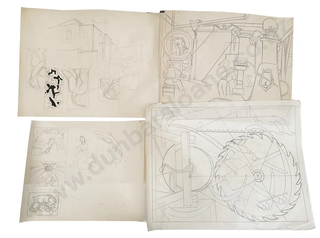 John Weeks (1888 - 1965) - Sixteen Various Sketchbook Studies (unframed) Image 1++
