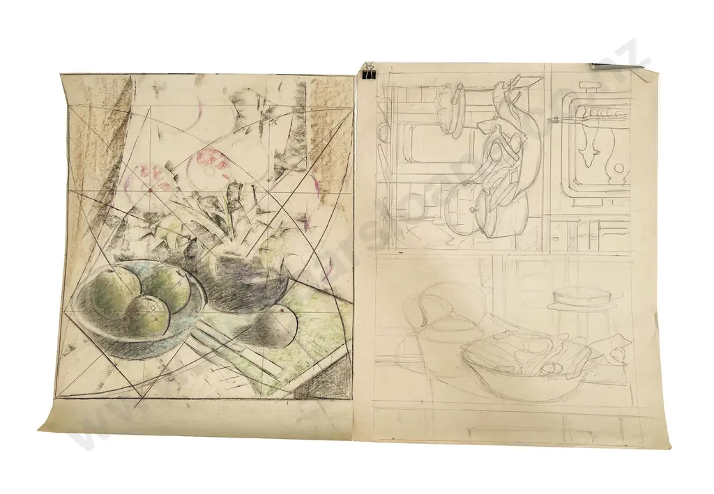 John Weeks (1888 - 1965) - Sixteen Various Sketchbook Studies (unframed) Image 1++