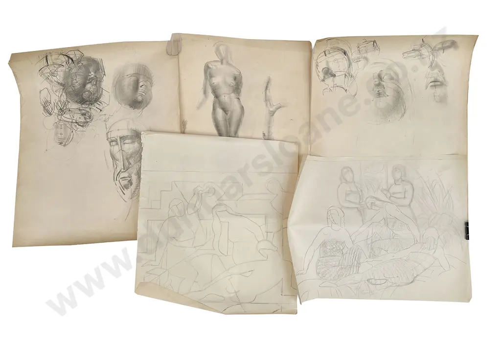 John Weeks (1888 - 1965) - Thirteen Sketchbook Studies (unframed) Image 1++