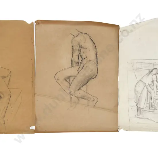 John Weeks (1888 - 1965) - Thirteen Sketchbook Studies (unframed)