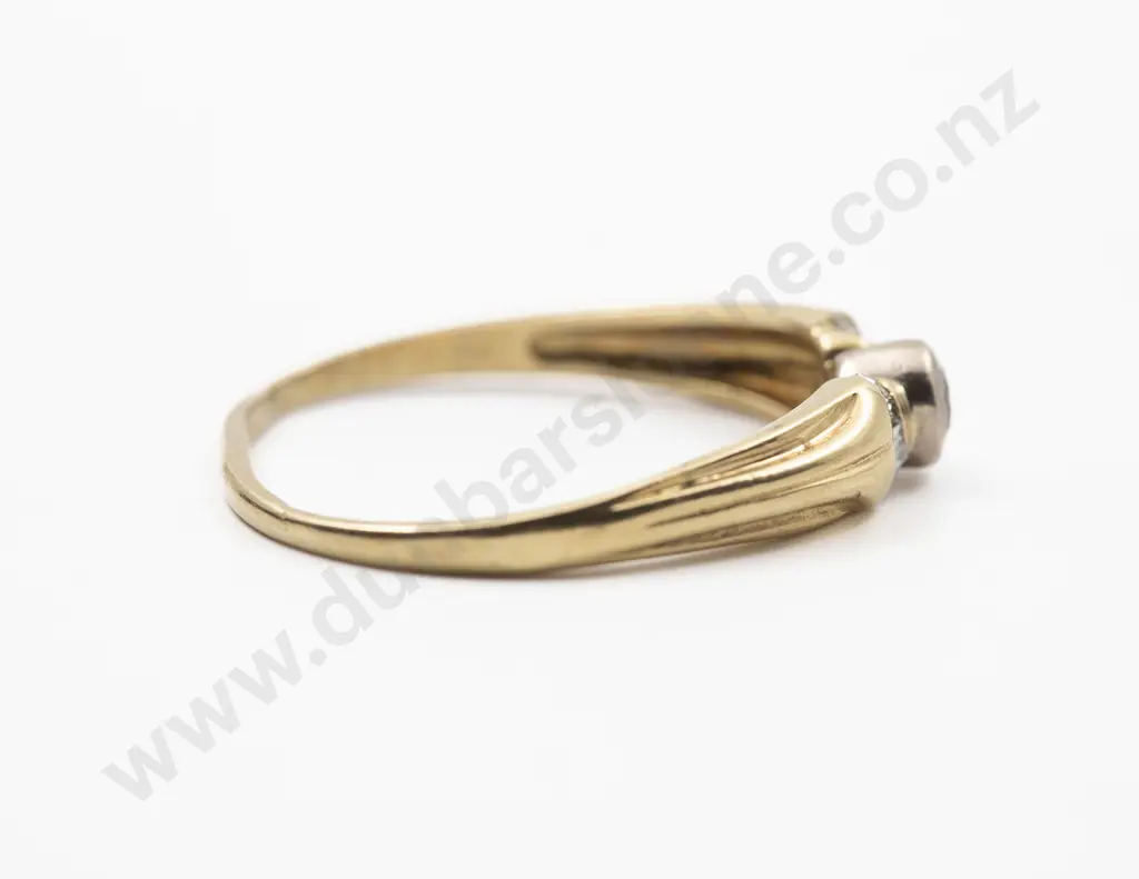 18ct Solitaire Diamond Ring Image 1++