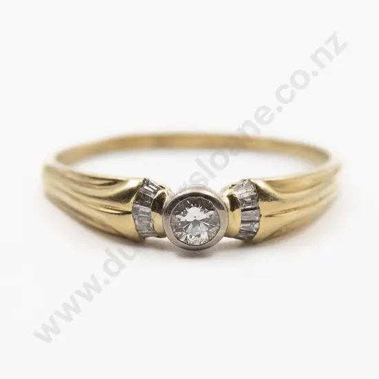 18ct Solitaire Diamond Ring