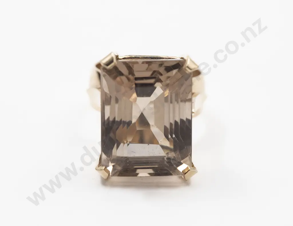 Charles Green & Sons 9ct Smokey Quartz Dress Ring Image 1++
