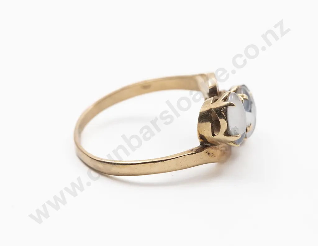 9ct Three Stone Opal Triplex Ring Image 1++