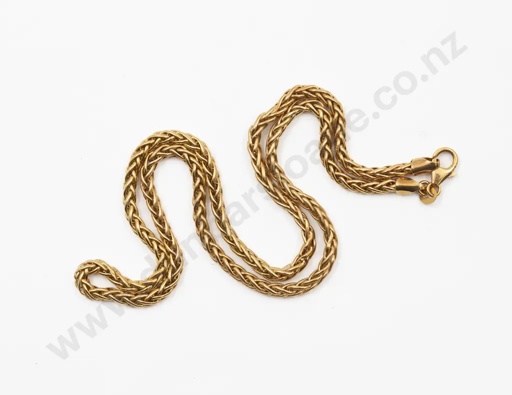 9ct Italian Fancy Link Neck Chain Image 1++
