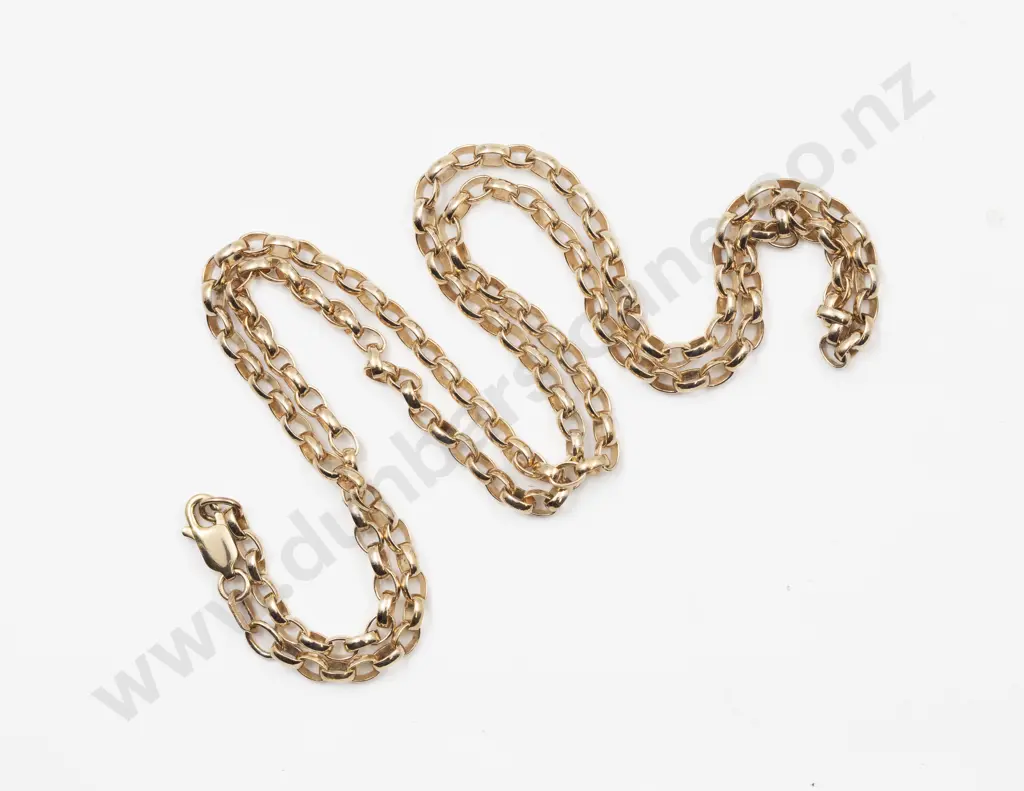 9ct Trace Link Neck Chain Image 1++