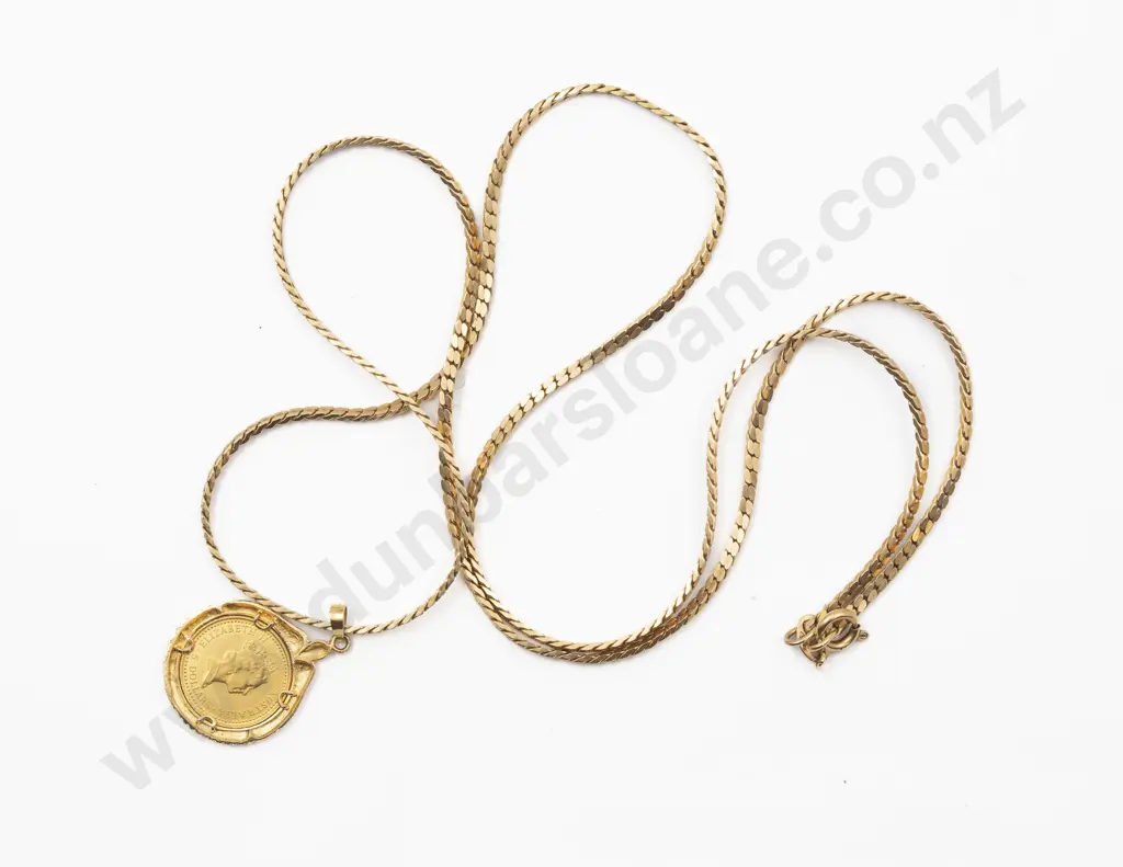 Italian 14ct Modern Flat Curb Link Neck Chain Image 1++
