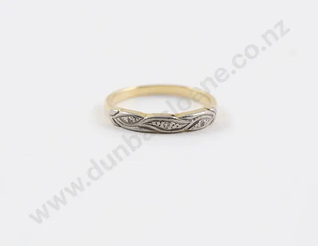 18ct Three Single Cut Diamond Eternity Band Image 1++