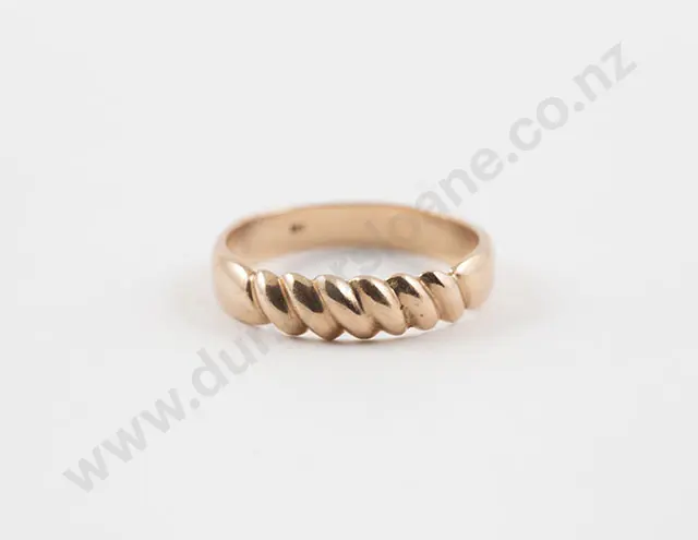 9ct Rose Gold Band Ring Image 1++