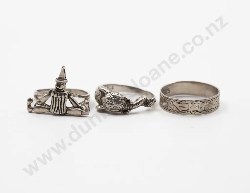Three S/S Assorted Style Bangles Image 1++