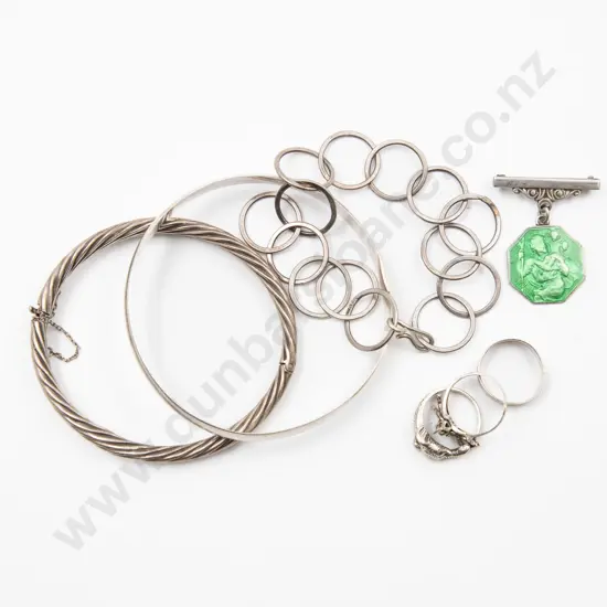 Three S/S Assorted Style Bangles